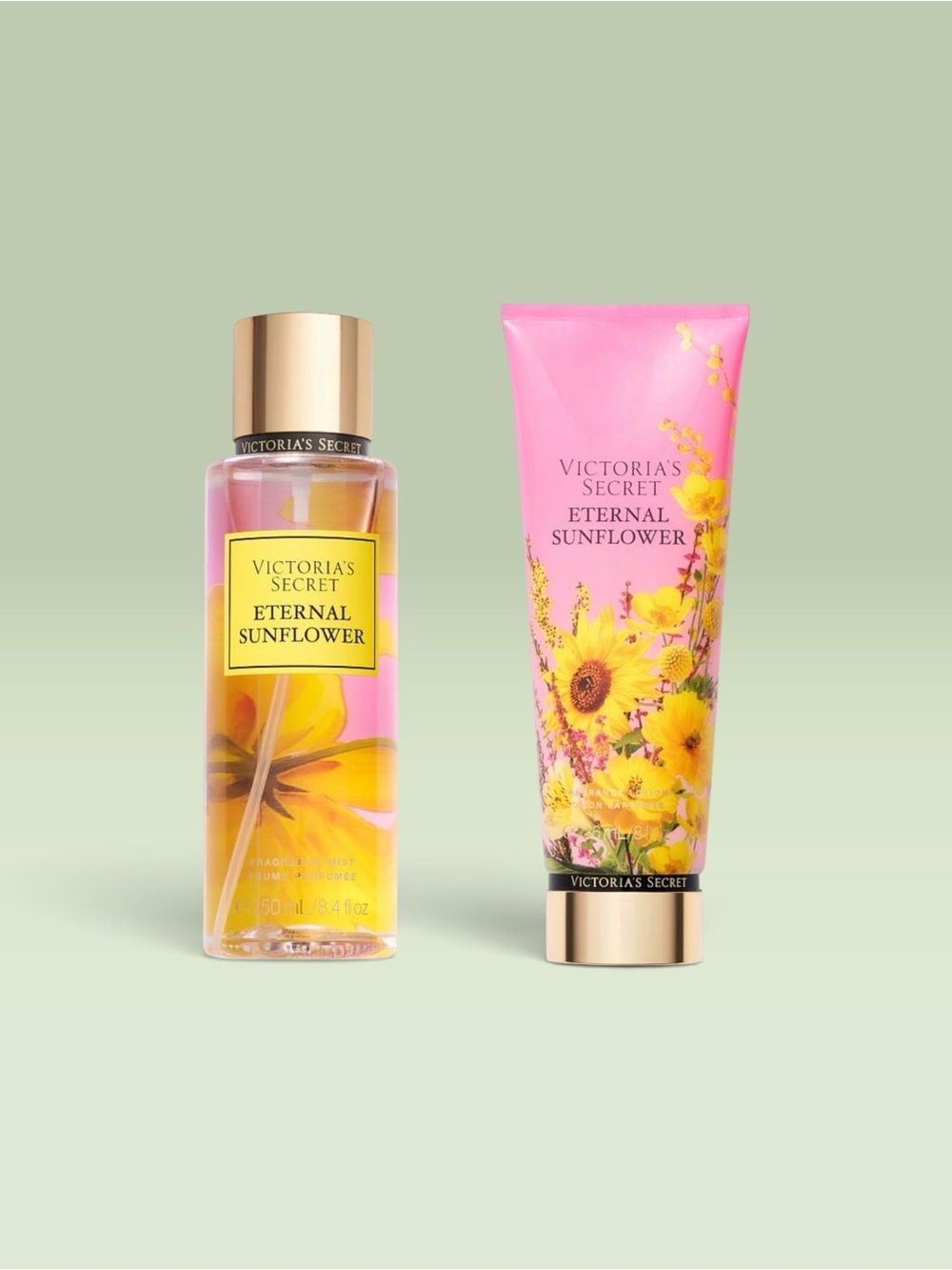 Victoria's Secret ETERNAL SUNFLOWER Fragrance Mist and Lotion